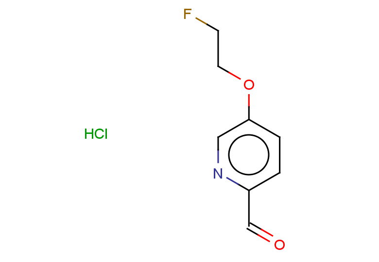 5-(2-fluoroethoxy)pyridine-2-carbaldehyde hydrochloride