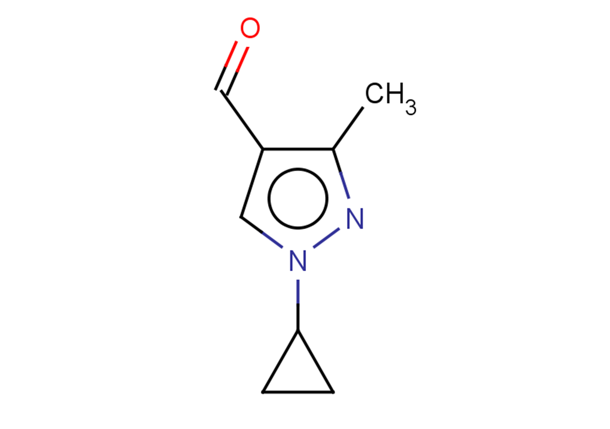 1-cyclopropyl-3-methyl-1H-pyrazole-4-carbaldehyde