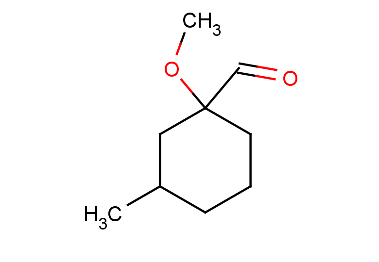 1-methoxy-3-methylcyclohexane-1-carbaldehyde