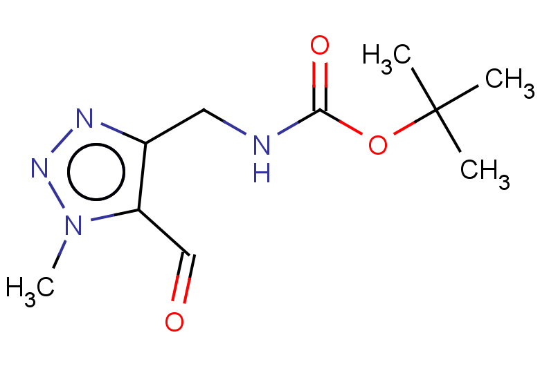 tert-butyl N-[(5-formyl-1-methyl-1H-1,2,3-triazol-4-yl)methyl]carbamate