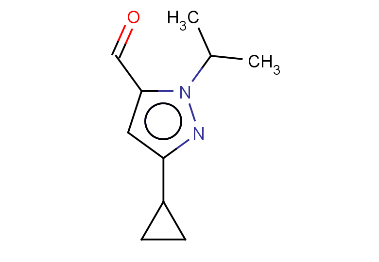 3-cyclopropyl-1-(propan-2-yl)-1H-pyrazole-5-carbaldehyde