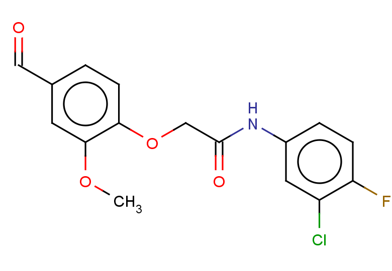 N-(3-chloro-4-fluorophenyl)-2-(4-formyl-2-methoxyphenoxy)acetamide