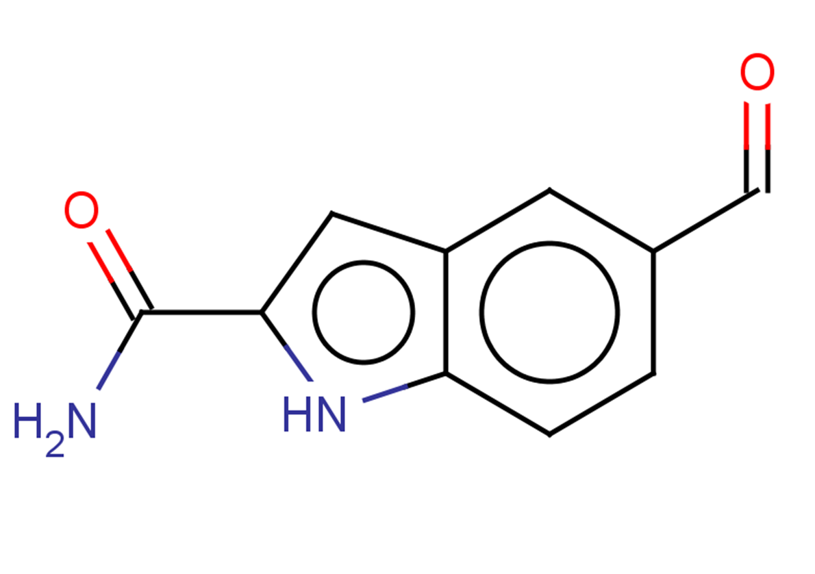 5-formyl-1H-indole-2-carboxamide