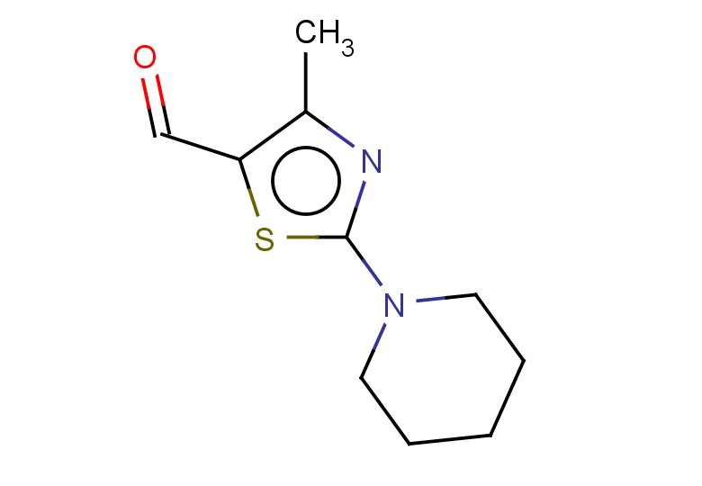 4-methyl-2-(piperidin-1-yl)-1,3-thiazole-5-carbaldehyde