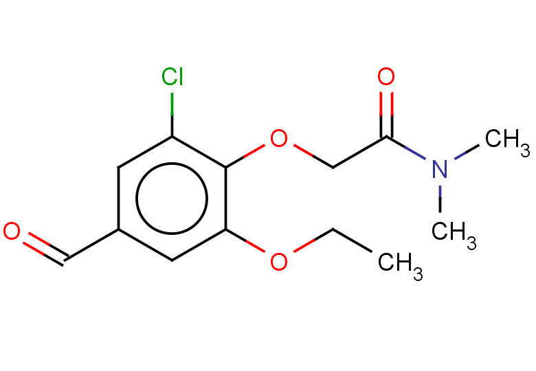 2-(2-chloro-6-ethoxy-4-formylphenoxy)-N,N-dimethylacetamide