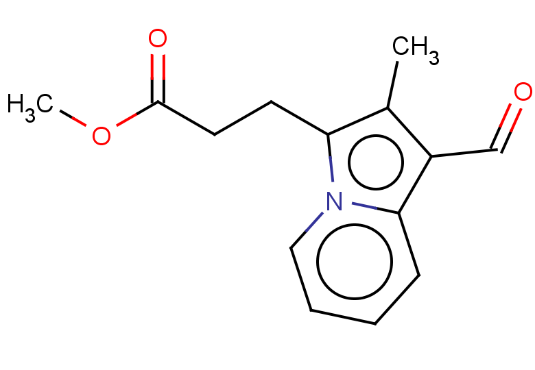 methyl 3-(1-formyl-2-methylindolizin-3-yl)propanoate