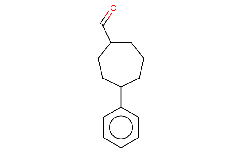 4-phenylcycloheptane-1-carbaldehyde