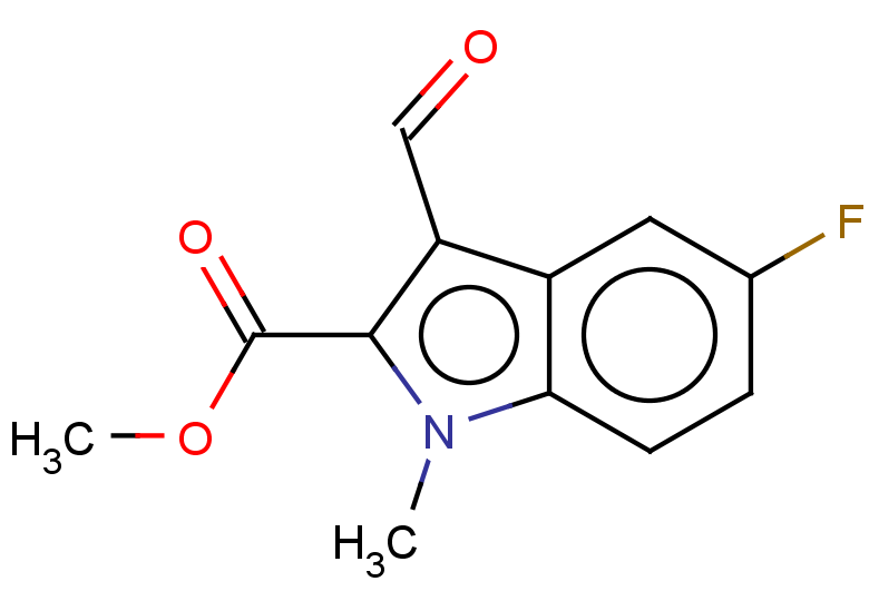 methyl 5-fluoro-3-formyl-1-methyl-1H-indole-2-carboxylate