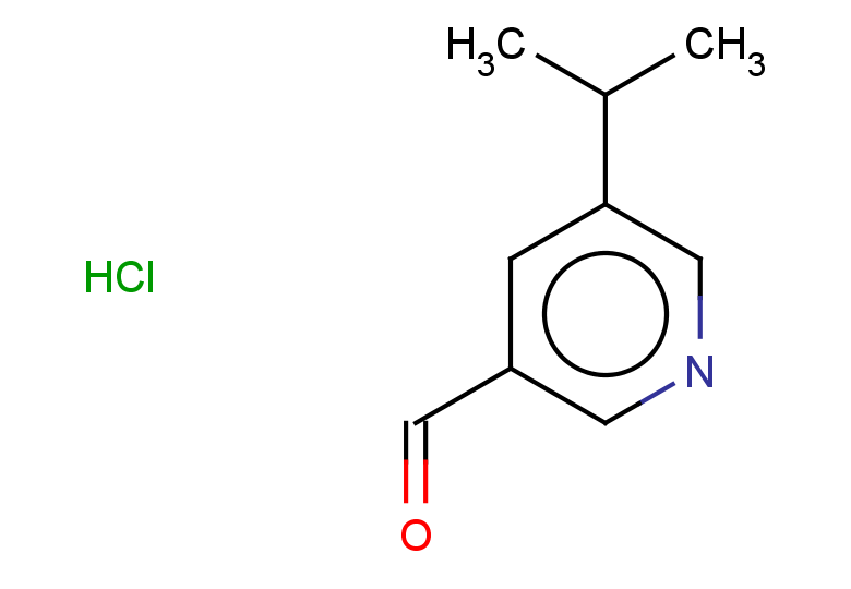 5-(propan-2-yl)pyridine-3-carbaldehyde hydrochloride
