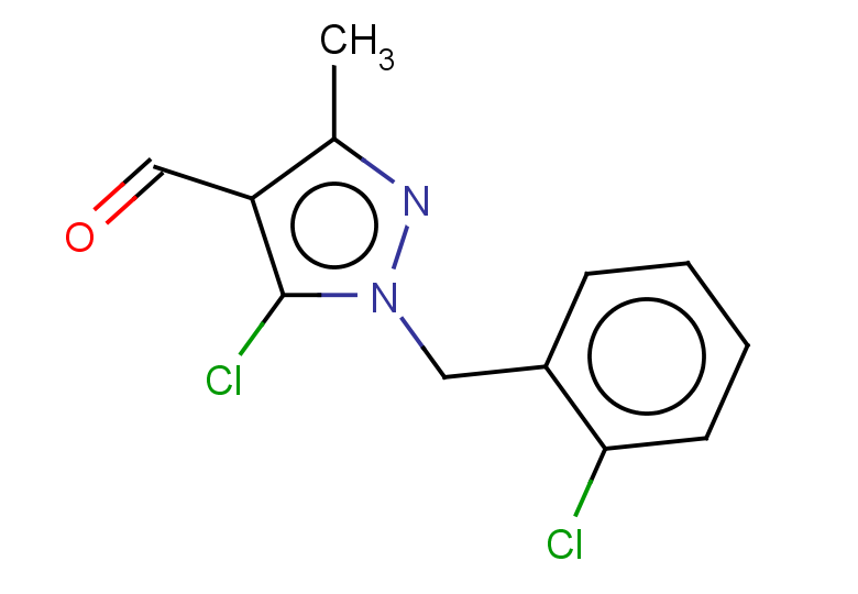 5-chloro-1-[(2-chlorophenyl)methyl]-3-methyl-1H-pyrazole-4-carbaldehyde