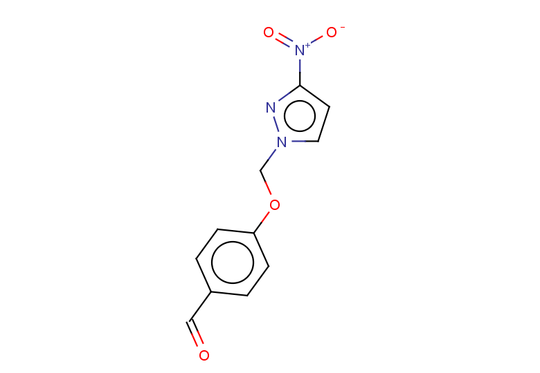 4-[(3-nitro-1H-pyrazol-1-yl)methoxy]benzaldehyde