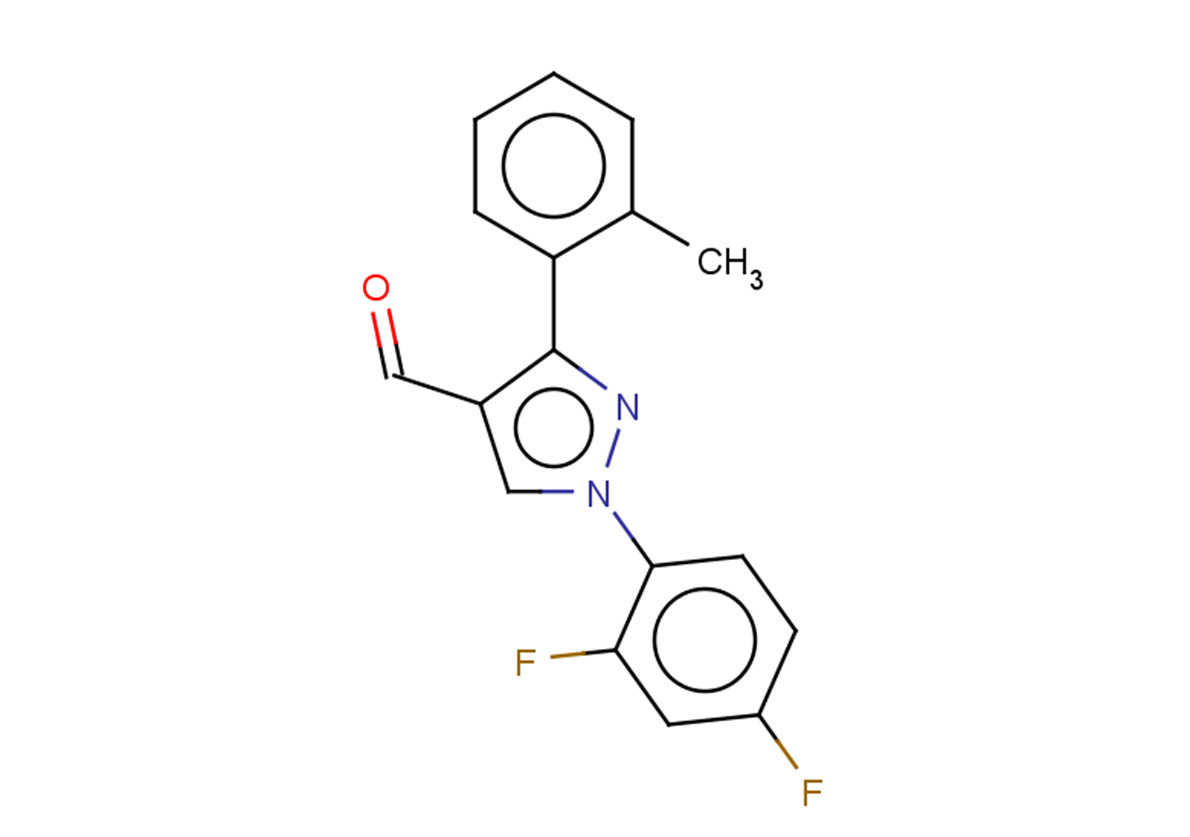 1-(2,4-difluorophenyl)-3-(2-methylphenyl)-1H-pyrazole-4-carbaldehyde