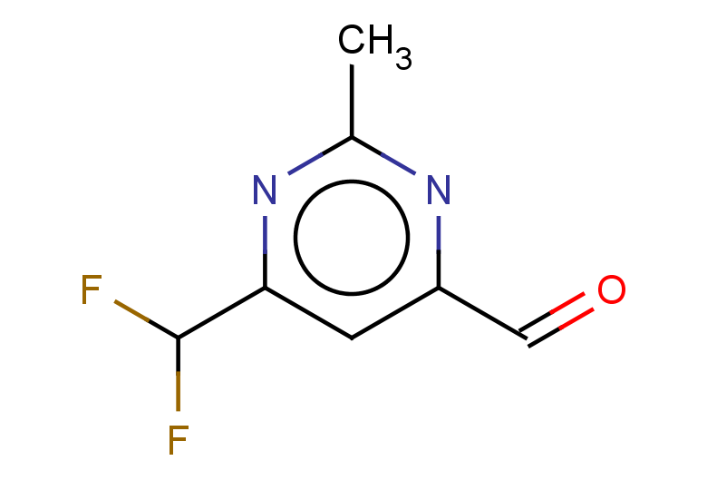 6-(difluoromethyl)-2-methylpyrimidine-4-carbaldehyde