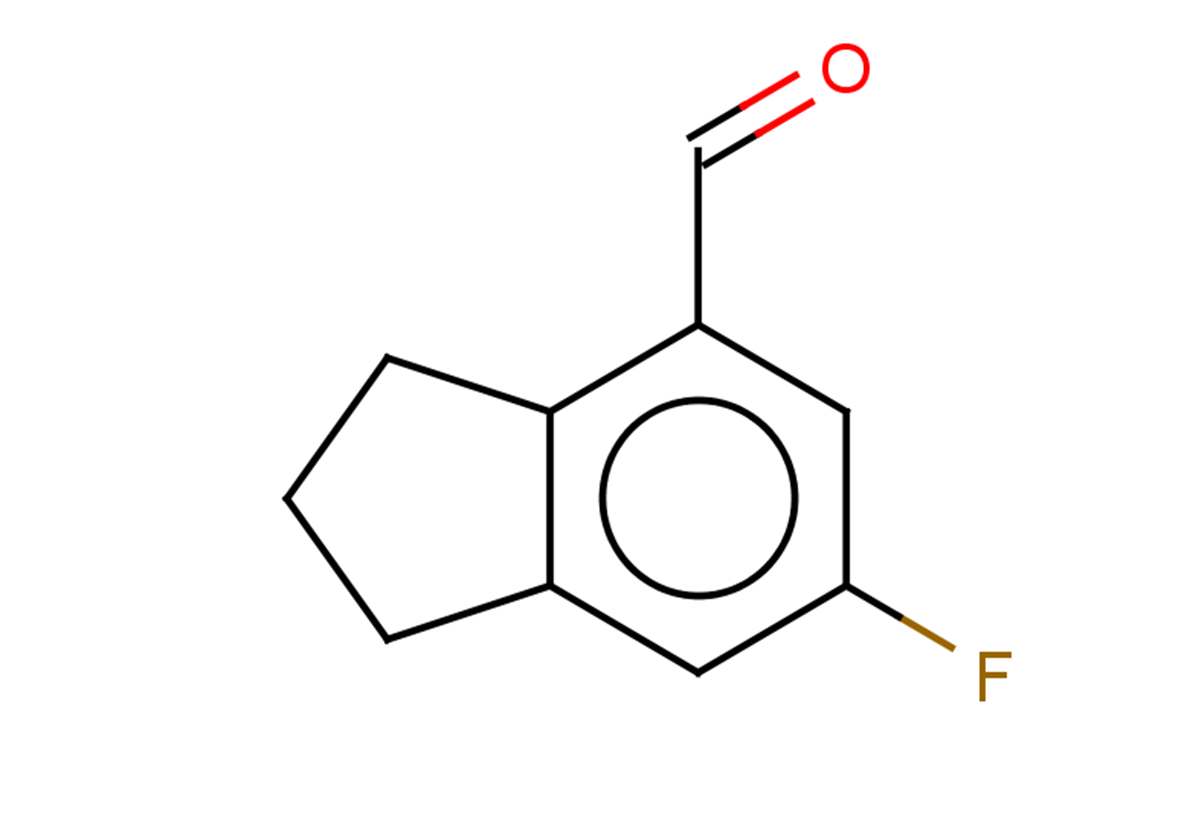 6-fluoro-2,3-dihydro-1H-indene-4-carbaldehyde