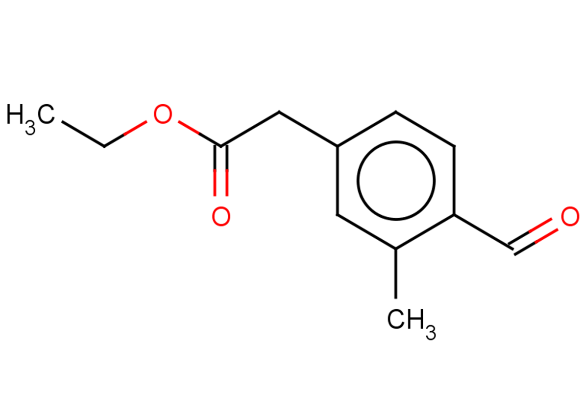 ethyl 2-(4-formyl-3-methylphenyl)acetate