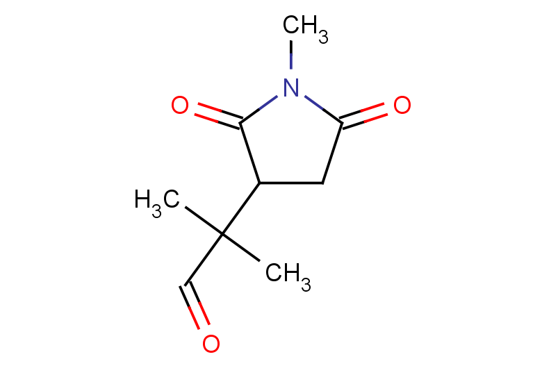 2-methyl-2-(1-methyl-2,5-dioxopyrrolidin-3-yl)propanal