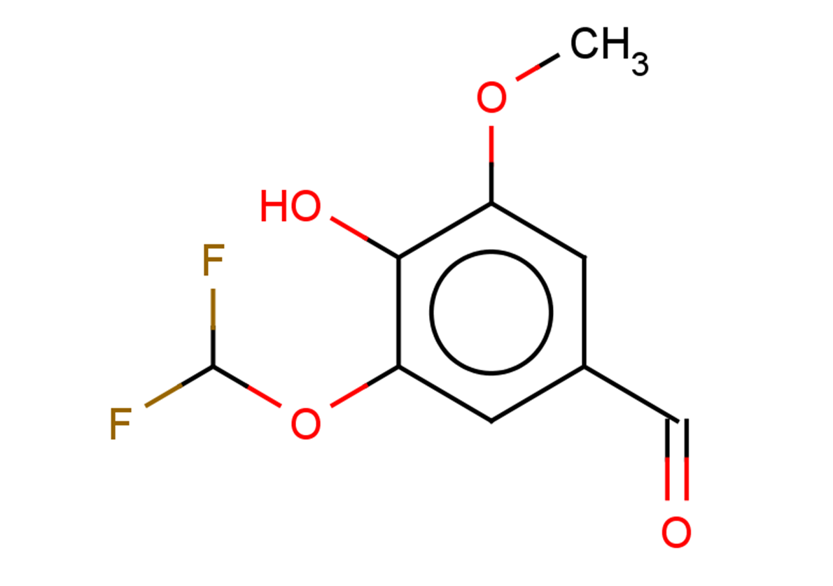 3-(difluoromethoxy)-4-hydroxy-5-methoxybenzaldehyde