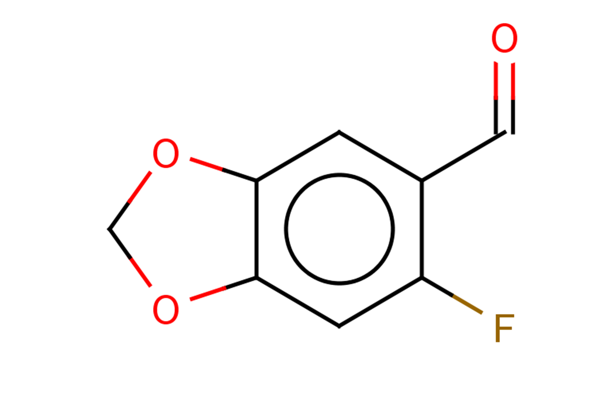 6-fluoro-1,3-dioxaindane-5-carbaldehyde