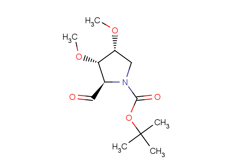 rac-tert-butyl (2R,3S,4R)-2-formyl-3,4-dimethoxypyrrolidine-1-carboxylate
