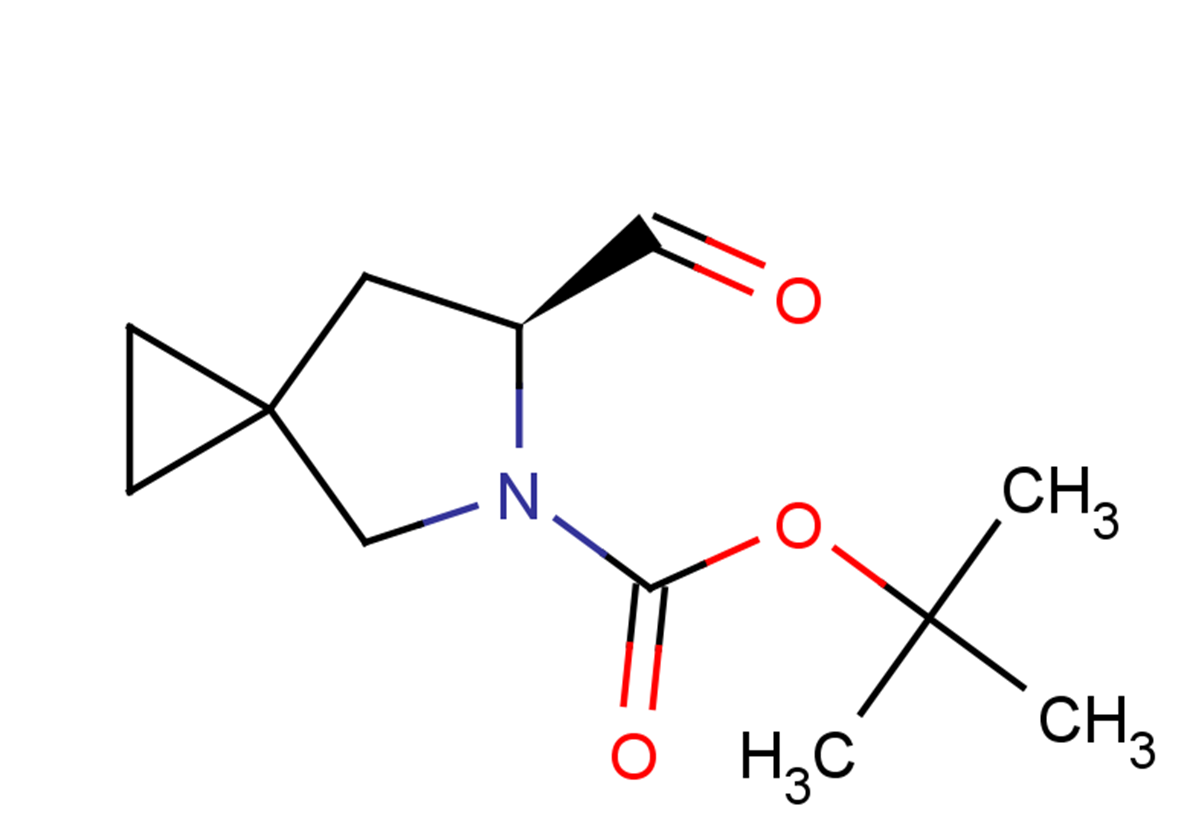 tert-butyl (6S)-6-formyl-5-azaspiro[2.4]heptane-5-carboxylate