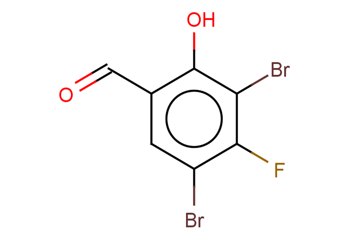 3,5-dibromo-4-fluoro-2-hydroxybenzaldehyde