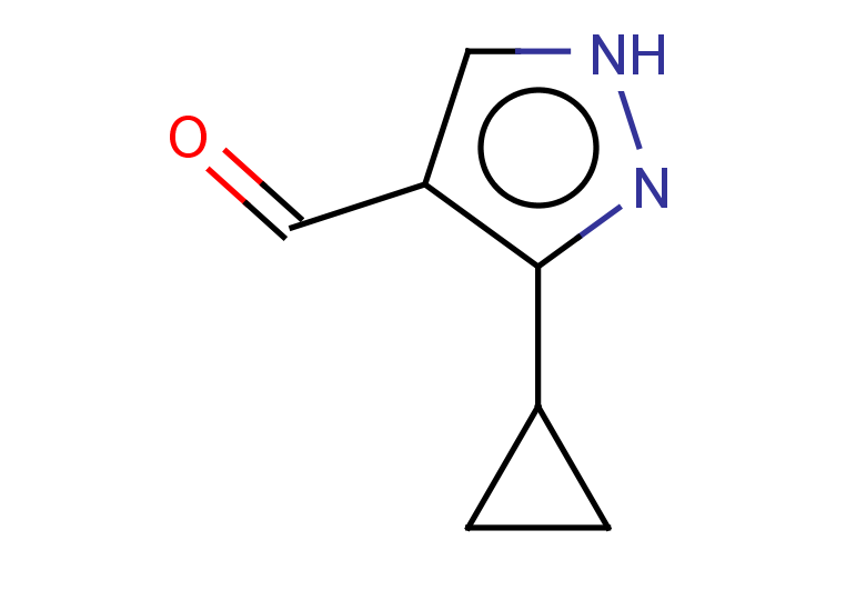 3-cyclopropyl-1H-pyrazole-4-carbaldehyde