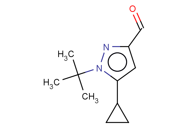 1-tert-butyl-5-cyclopropyl-1H-pyrazole-3-carbaldehyde