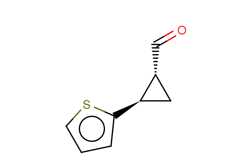 rac-(1R,2R)-2-(thiophen-2-yl)cyclopropane-1-carbaldehyde, trans