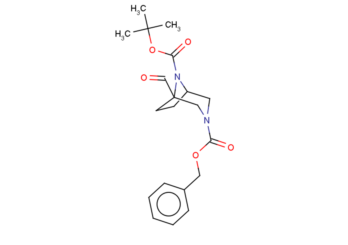 3-benzyl 8-tert-butyl 1-formyl-3,8-diazabicyclo[3.2.1]octane-3,8-dicarboxylate