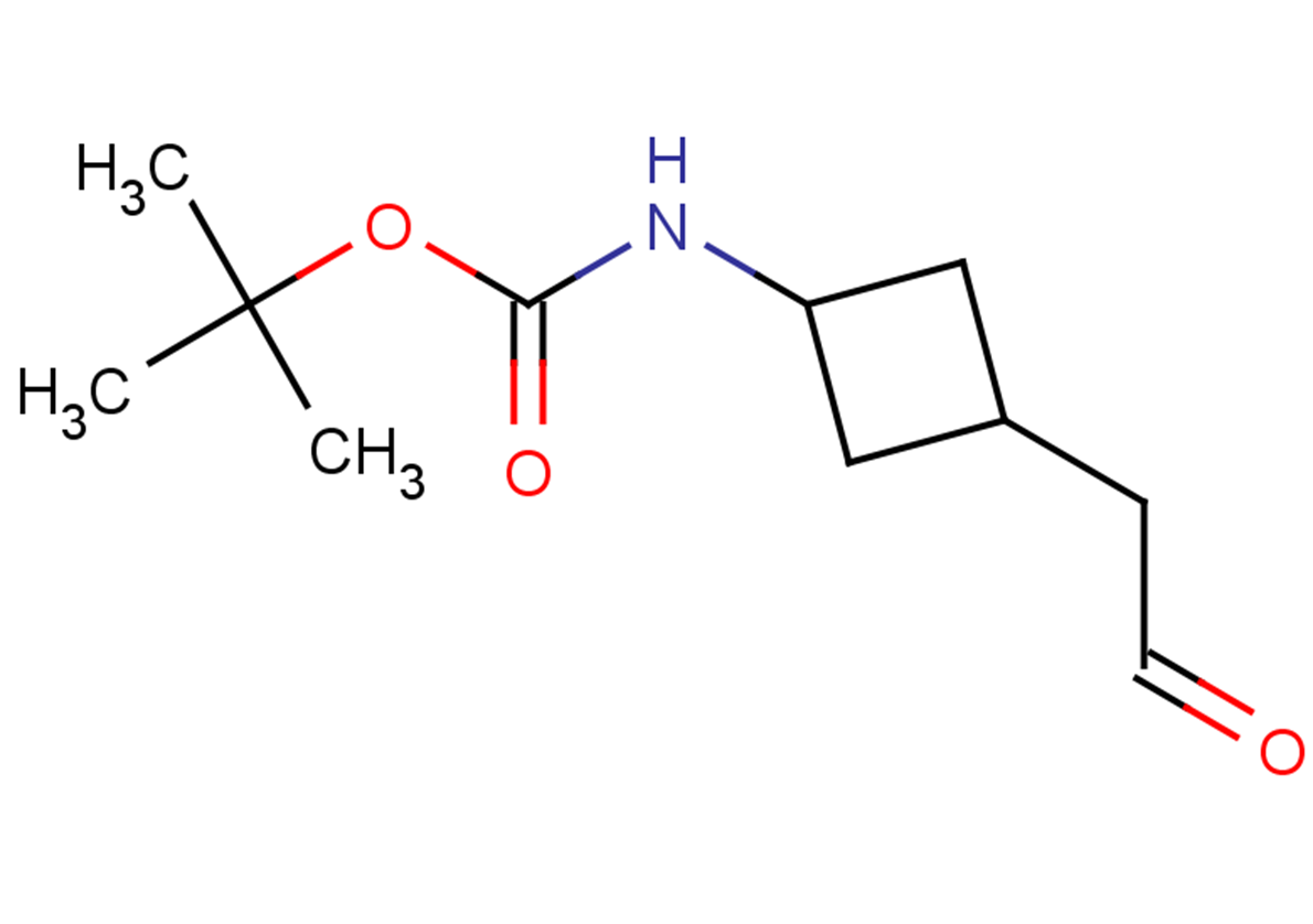 tert-butyl N-[3-(2-oxoethyl)cyclobutyl]carbamate, Mixture of diastereomers