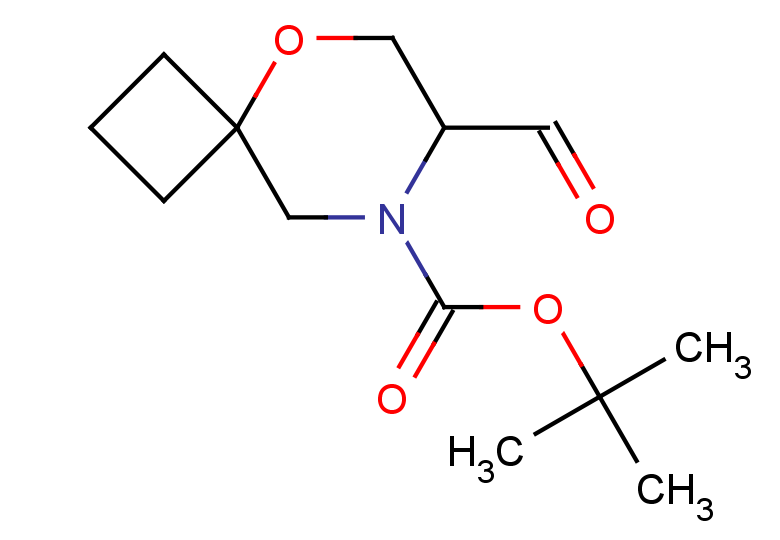 tert-butyl 7-formyl-5-oxa-8-azaspiro[3.5]nonane-8-carboxylate