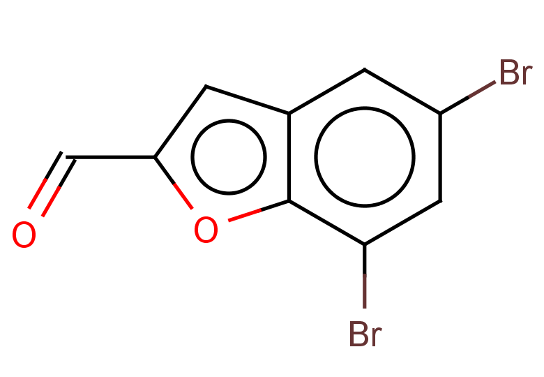5,7-dibromo-1-benzofuran-2-carbaldehyde