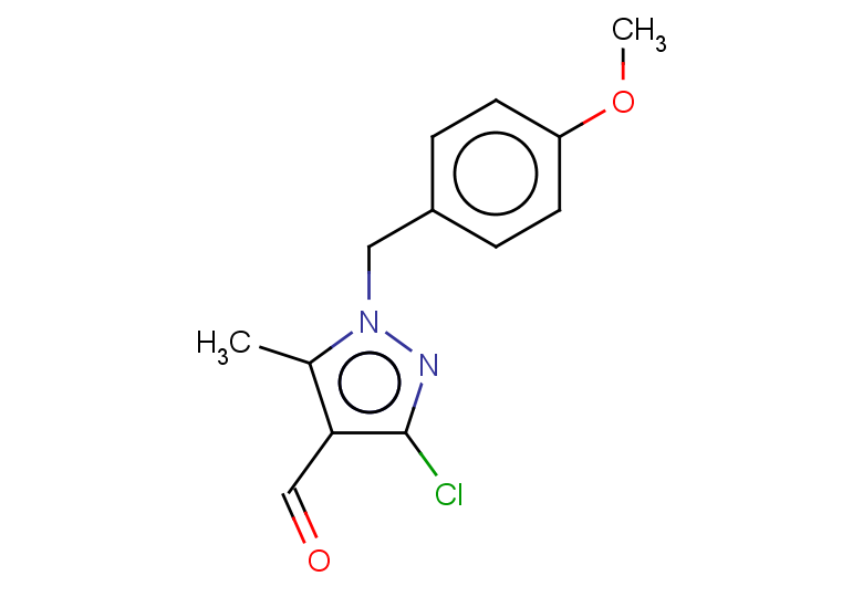 3-chloro-1-[(4-methoxyphenyl)methyl]-5-methyl-1H-pyrazole-4-carbaldehyde