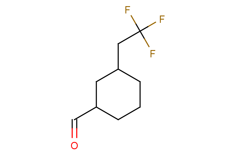 3-(2,2,2-trifluoroethyl)cyclohexane-1-carbaldehyde, Mixture of diastereomers