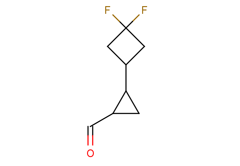 2-(3,3-difluorocyclobutyl)cyclopropane-1-carbaldehyde