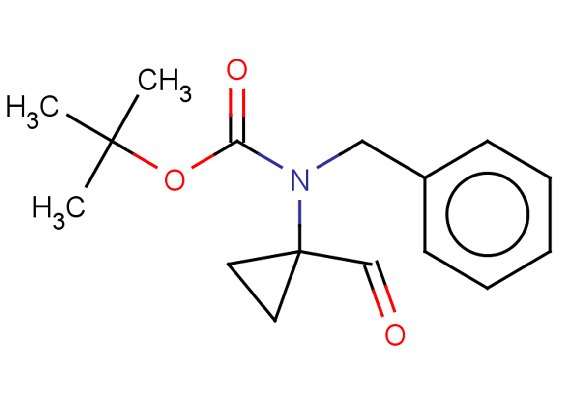 tert-butyl N-benzyl-N-(1-formylcyclopropyl)carbamate