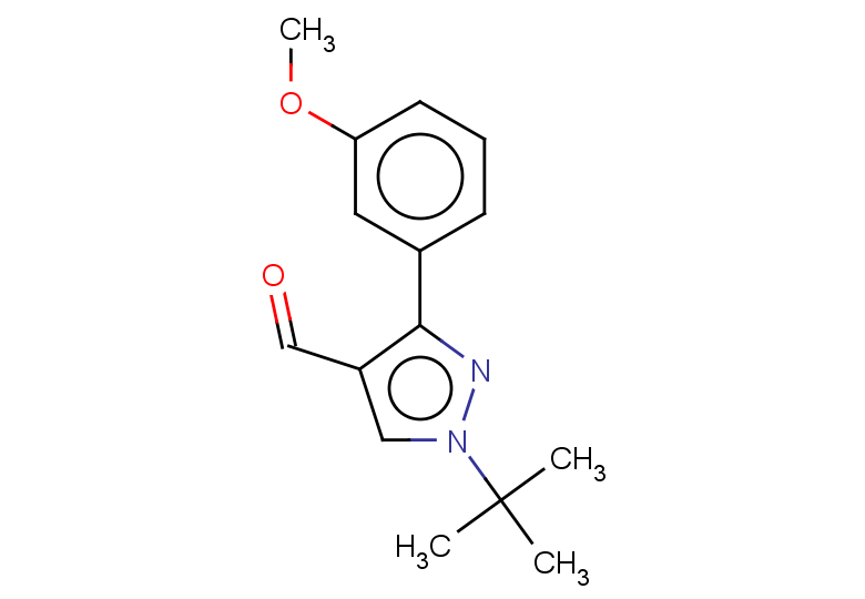 1-tert-butyl-3-(3-methoxyphenyl)-1H-pyrazole-4-carbaldehyde