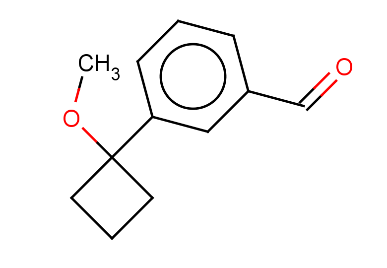 3-(1-methoxycyclobutyl)benzaldehyde