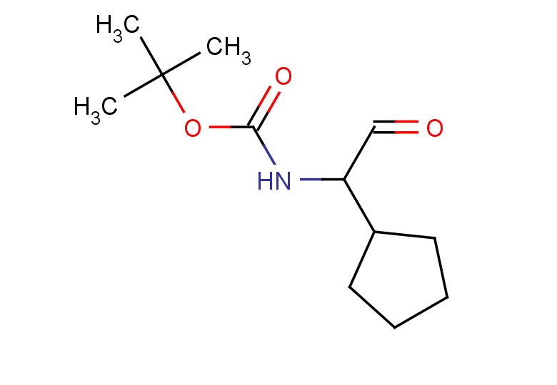 tert-butyl N-(1-cyclopentyl-2-oxoethyl)carbamate