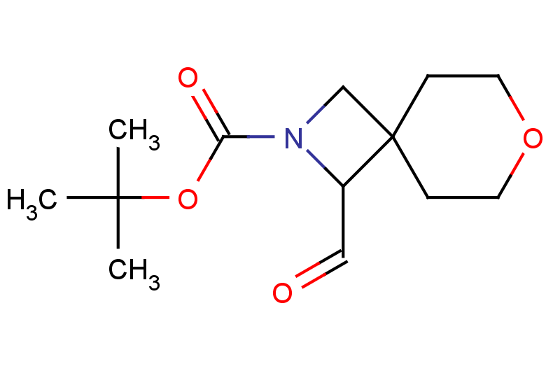 tert-butyl 1-formyl-7-oxa-2-azaspiro[3.5]nonane-2-carboxylate