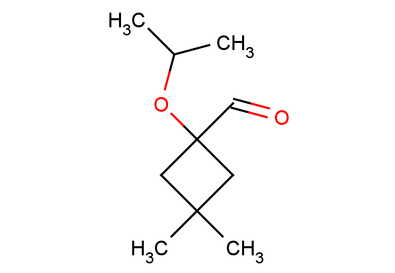 3,3-dimethyl-1-(propan-2-yloxy)cyclobutane-1-carbaldehyde