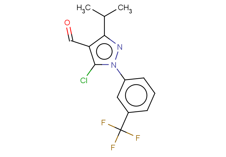 5-chloro-3-(propan-2-yl)-1-[3-(trifluoromethyl)phenyl]-1H-pyrazole-4-carbaldehyde