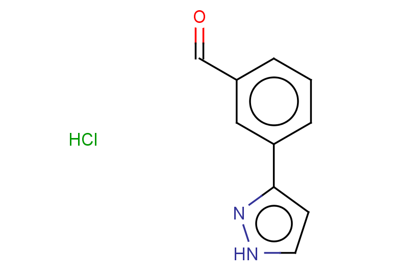 3-(1H-pyrazol-3-yl)benzaldehyde hydrochloride