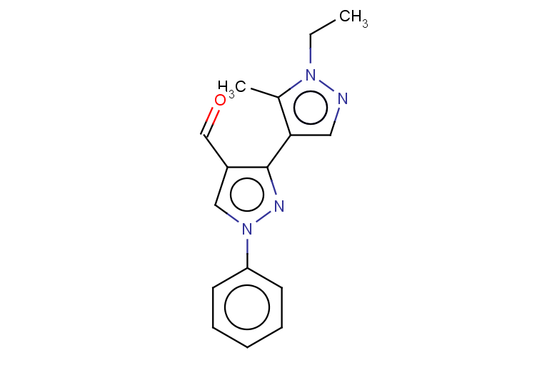 1'-ETHYL-5'-METHYL-1-PHENYL-1H,1'H-3,4'-BIPYRAZOLE-4-CARBALDEHYDE