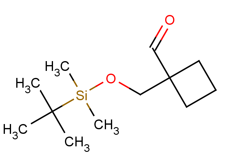 1-{[(tert-butyldimethylsilyl)oxy]methyl}cyclobutane-1-carbaldehyde