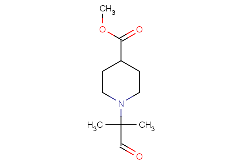 methyl 1-(2-methyl-1-oxopropan-2-yl)piperidine-4-carboxylate