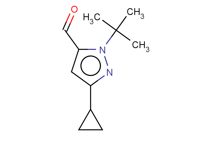1-tert-butyl-3-cyclopropyl-1H-pyrazole-5-carbaldehyde