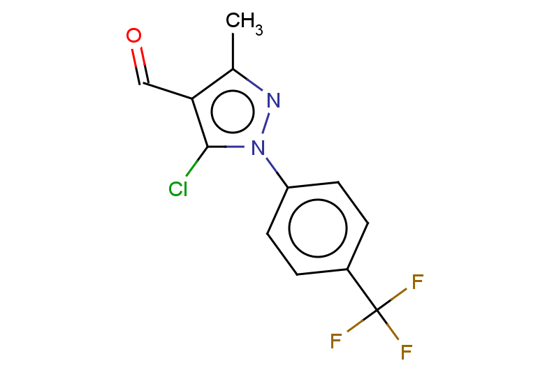 5-chloro-3-methyl-1-[4-(trifluoromethyl)phenyl]-1H-pyrazole-4-carbaldehyde