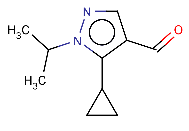 5-cyclopropyl-1-(propan-2-yl)-1H-pyrazole-4-carbaldehyde