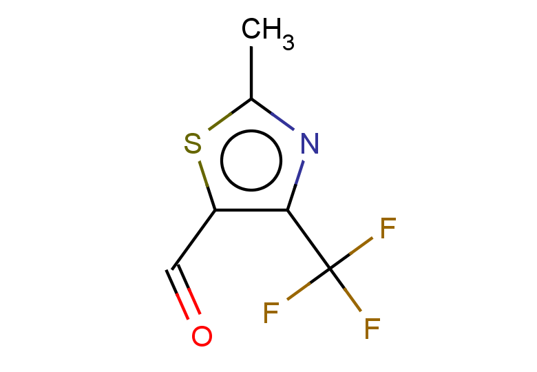 2-methyl-4-(trifluoromethyl)-1,3-thiazole-5-carbaldehyde